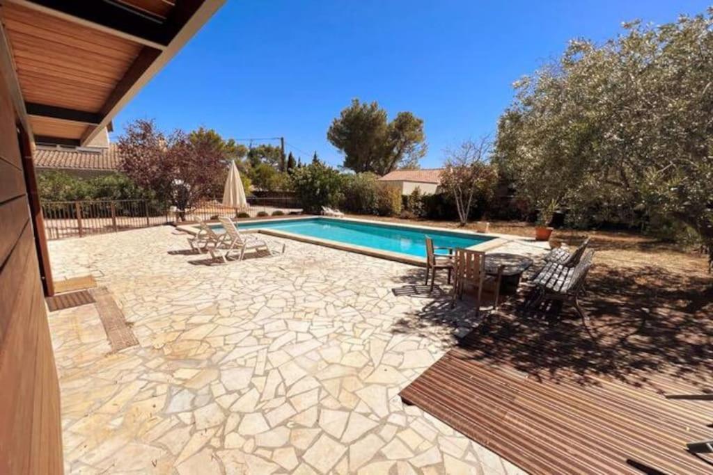 Petit Terme - Piscine - Clim - Parking Apartment Les Angles  Luaran gambar