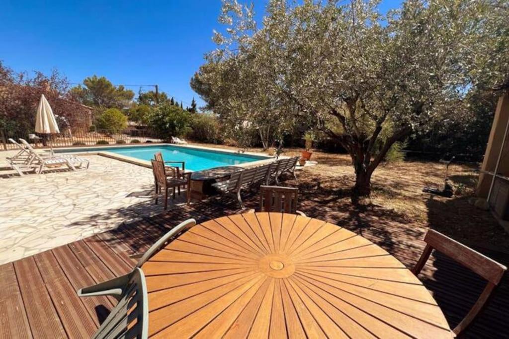 Petit Terme - Piscine - Clim - Parking Apartment Les Angles  Luaran gambar